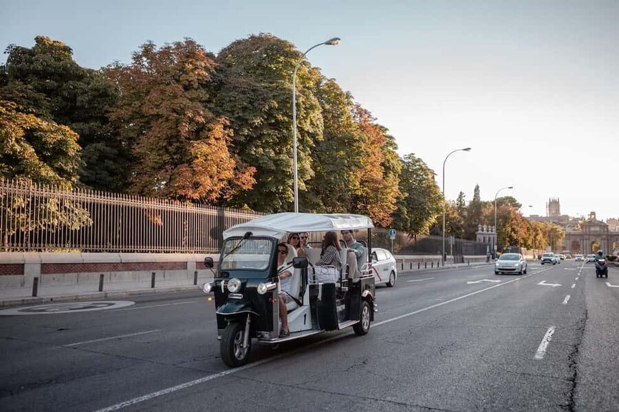 Madrid: Private City Tour by Eco Tuk Tuk - Puerta de Alcalá, Cibeles, and the grand boulevards