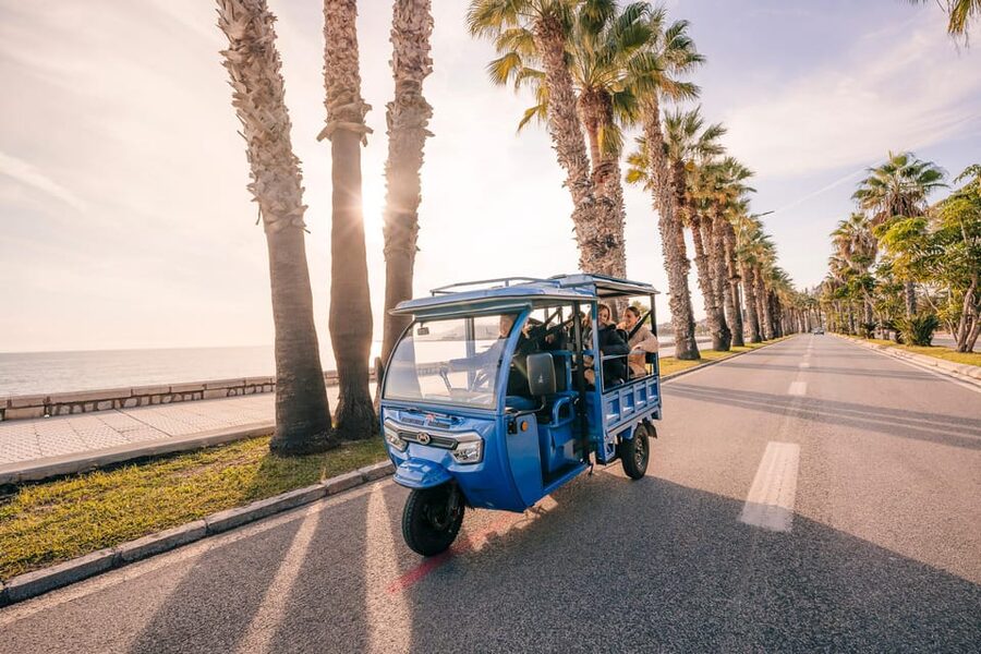 Málaga 2-Hour TukTuki Tour: Private Experience - Pedregalejo Beach and the eastern shoreline