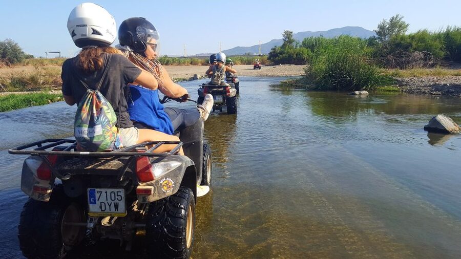 Málaga: Off-Road 2-Seater Quad Tour through Land and River - Getting started at the Málaga base