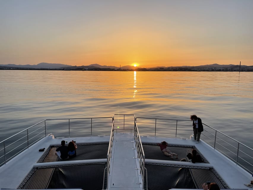 Málaga: Sunset Catamaran Trip - A smooth cruise with room to move