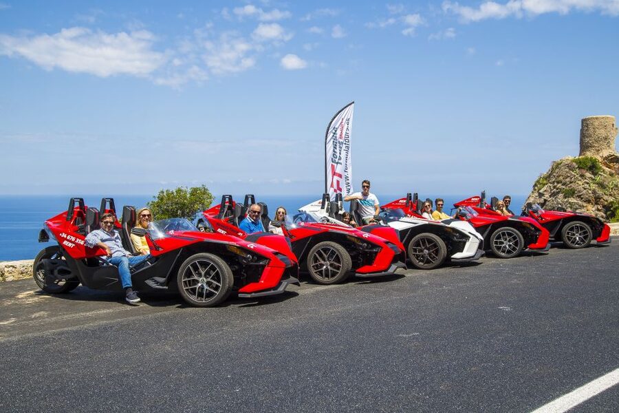 Mallorca: Formula Car Tour - Starting in Paguera and heading toward the coast