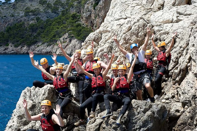 Mallorca Half-Day Coasteering Experience - From the minibus to Mallorca’s rocky shore