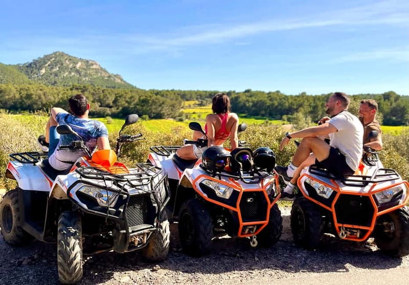 Mallorca: Quad Bike Tour, Snorkeling, and Cliff Jumping - The bay stop: swimming, snorkeling, and cliff jumping