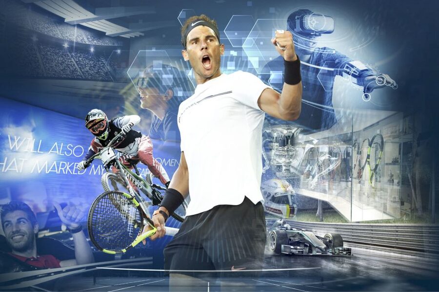 Manacor: Rafa Nadal Exhibition Entry Ticket - Rackets and personal items add the human detail