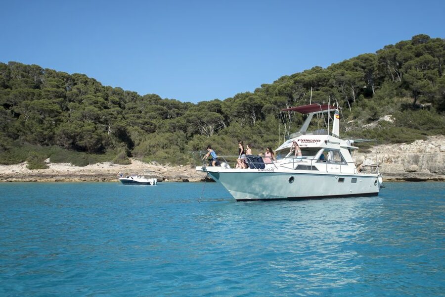Menorca: 3.5 Hour South Coast Boat Excursion - Two swim stops, a ladder, and a paddleboard