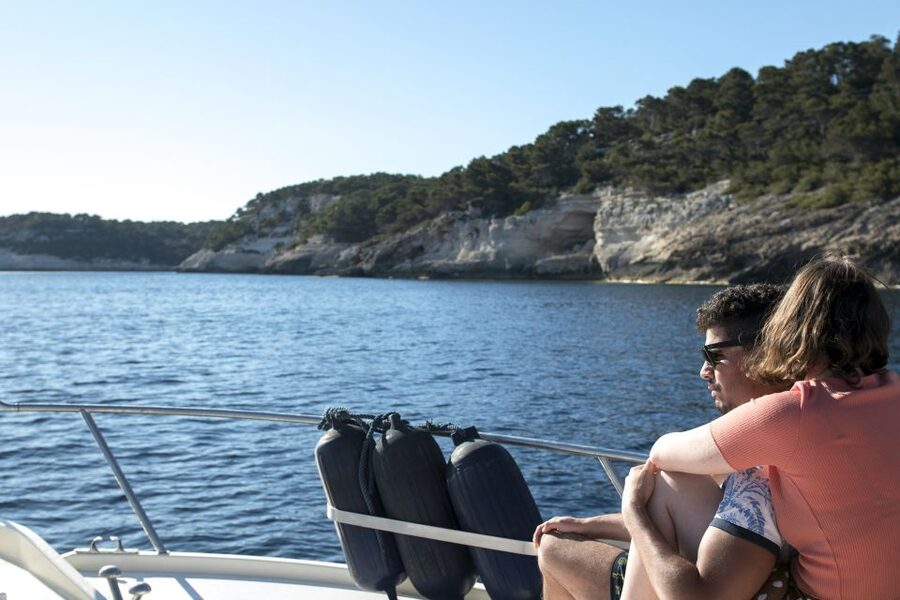 Menorca: 3.5 Hour South Coast Boat Excursion - The route from Son Saura to Escorxada