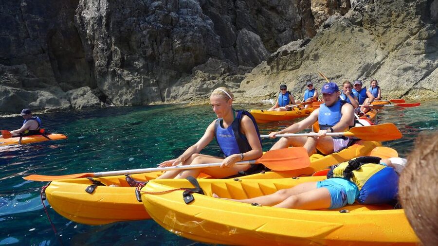 Menorca: Kayak and Marine Reserve Snorkeling Adventure - Starting in Fornells with a paddle in hand