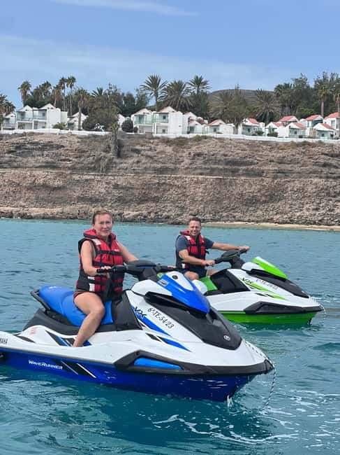 Morro Jable: Guided Jet Ski Safari (without license) - Punta Jandía, coves, and the fishing village