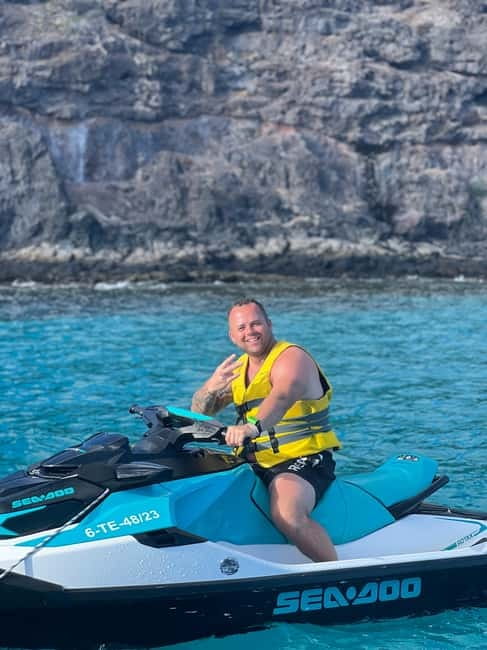 Morro Jable: Guided Jet Ski Safari (without license) - Hotel pickup from Costa Calma, Esquinzo, and Jandía