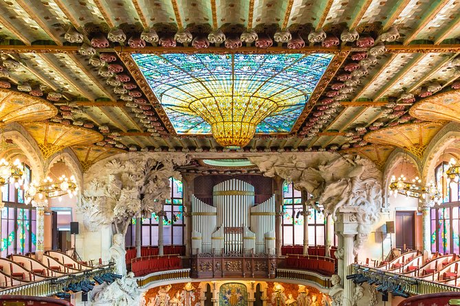 Palau de la Musica Catalana Admission Ticket with Audioguide - The grand stairs and the first look inside