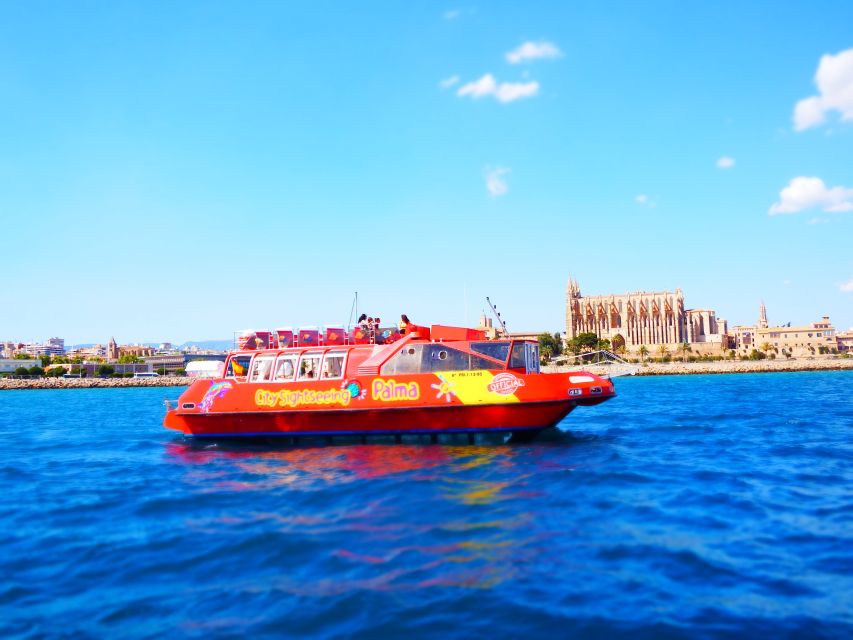 Palma de Mallorca: City Sightseeing Hop-On Hop-Off Bus Tour - The boat ride, walking tour, and audio commentary