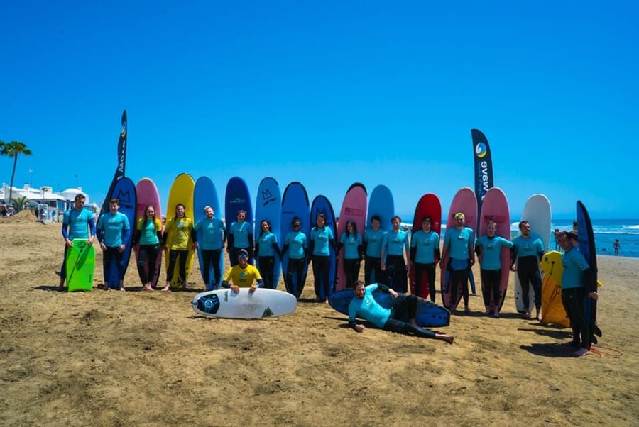 Playa del Inglés surf lessons - Why the small group matters