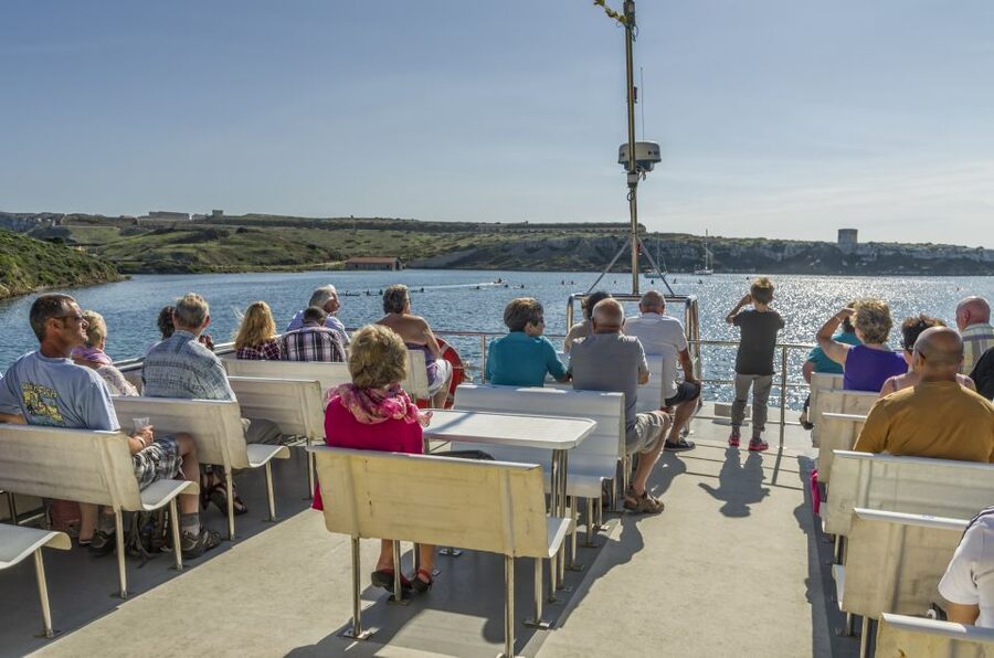Port Mahon: 1-Hour Harbor Cruise with Underwater Views - The northern shore, naval base, and quiet coves