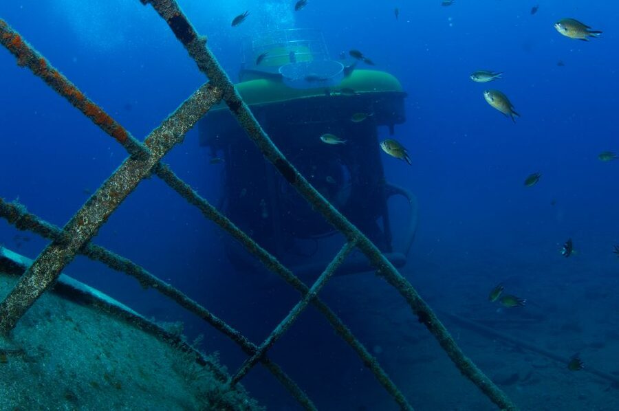 Puerto de Mogán: Submarine Tour - Shipwrecks, fish, and the artificial reef