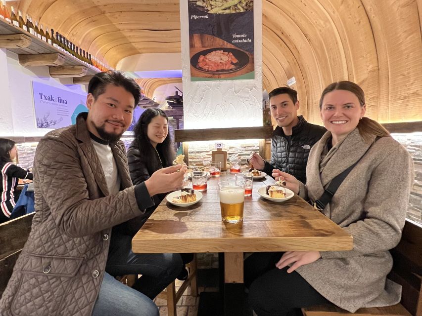 San Sebastian: Market, Pintxos and Wine Tasting Tour - Basque language, cooking clubs, and local connections