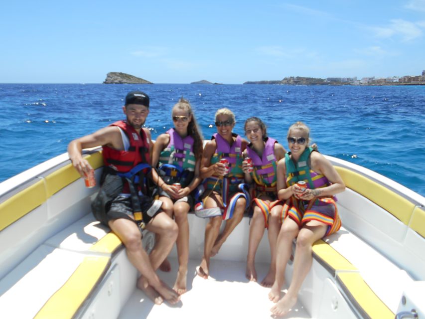 Santa Eulària des Riu: Parasailing Boat Cruise with Drinks - What the boat ride adds