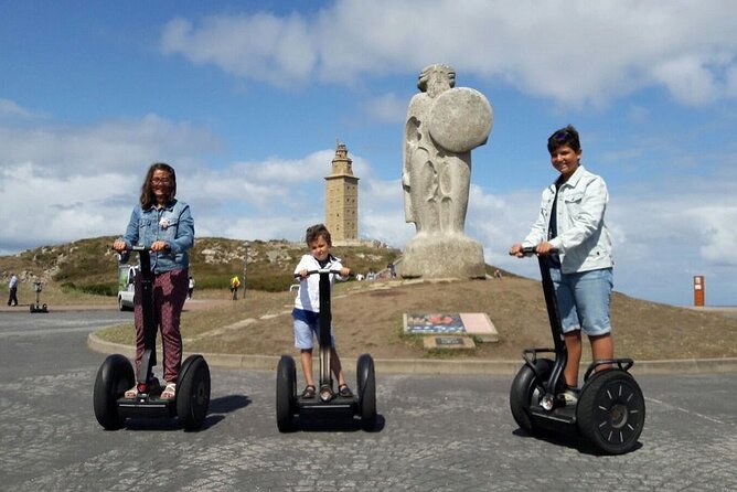Segway Tour Tower of Hercules - The first few minutes: learning to control the Segway