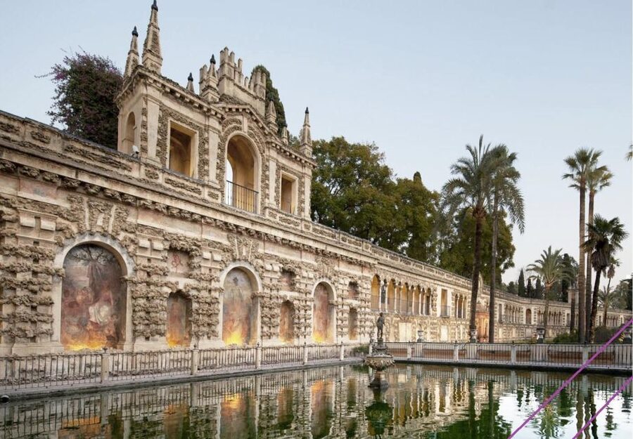 Seville: Alcazar Skip-the-Line Guided Tour with Tickets - The patios, fountains, and garden walk