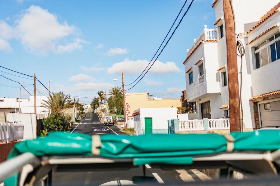 South Gran Canaria: Off-Road Valleys & Villages Jeep Tour - The road from Salobre to Lake Chira