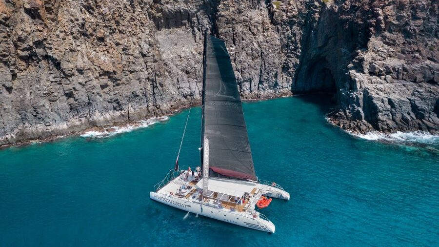 Tenerife: Catamaran Cruise with Brunch and Unlimited Drinks - From your hotel to Marina del Sur