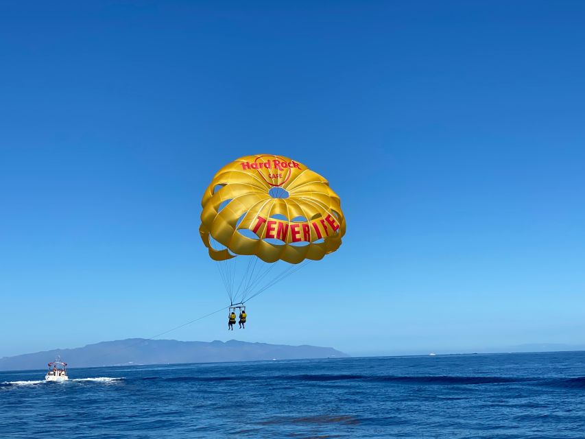 Tenerife Costa Adeje Parasailing - Taking off from Puerto Colón