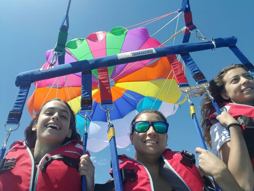 Torrevieja: parasailing experience - The view over Torrevieja and the lagoons