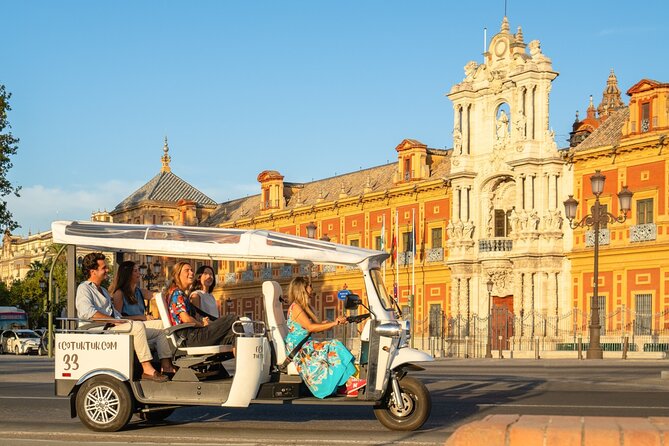 Tour Welcome Seville with Local Guide in Eco Tuk Tuk Private - Starting beside the Guadalquivir