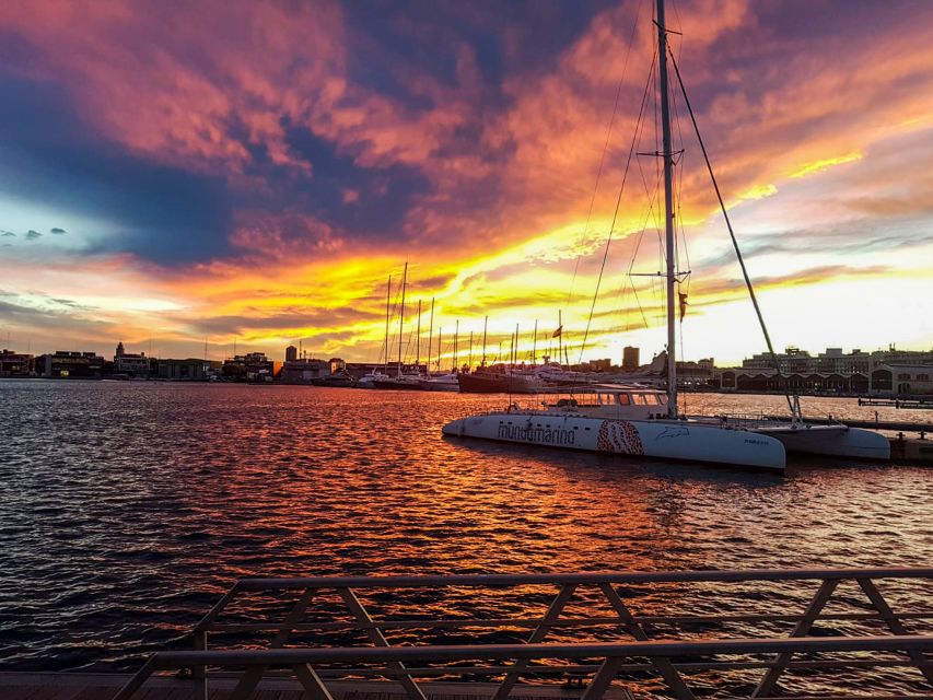 Valencia: Catamaran Cruise with Sunset Option - Music, cava, and the evening mood